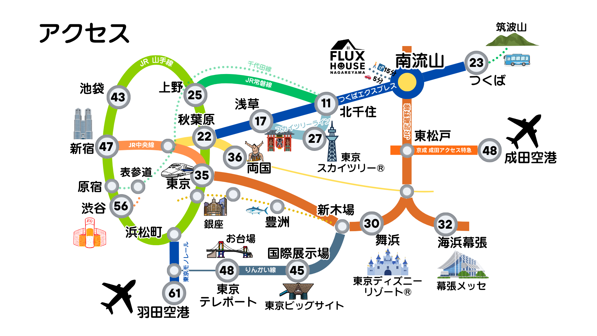 アクセスマップ（日本語）